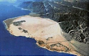 NUWEIBABEACH- the spot where the crossing began