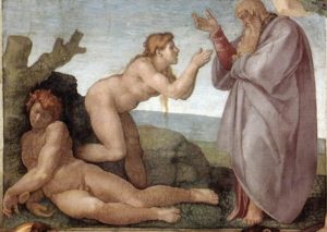 The Creation of Eve, from the Sistine Chapel ceiling by Michelangelo